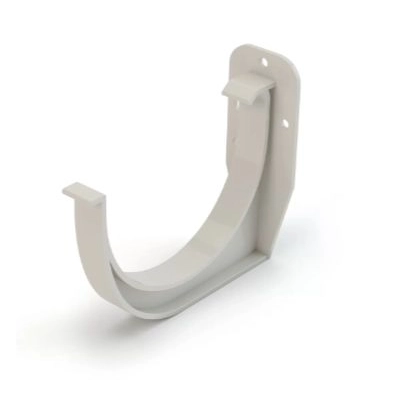 GAMRAT PCV Uchwyt rynnowy PCV 75mm - BIEL